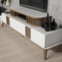 Hanah Home Eylül - Mueble de TV Blanco